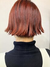 ヘアーリアン(HAIR LIEN) 高発色♪レッド× 外ハネボブ