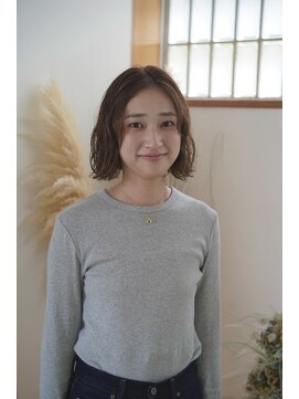 スイ(sui) 【sui hair studio 富塚町】切りっぱなしボブパーマ