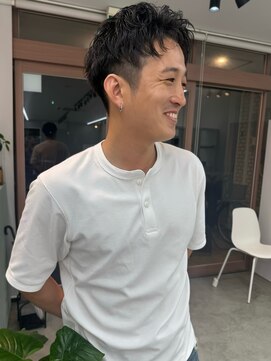 キートス 高知店(kiitos) メンズ　垢抜け短髪パーマ　　三宮