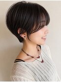大人可愛いマッシュショート