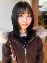 デリコ(DELICO)&nbsp;顔まわりレイヤーで垢抜ける！大人韓国ロブ