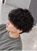波巻きパーマ