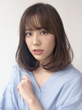 サロン(Salon) 大人可愛い 内巻き柔らかミディ/Salon銀座