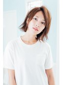 【flen】ラフな抜け感が決め手のカジュアル外ハネボブ☆