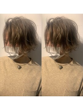 ネオリーブ モカ 川崎チネチッタ店(Neolive mocca) 大人かわいい小顔ひし形ショートボブ20代30代40代川崎