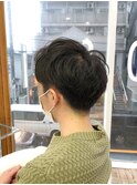MEN'S HAIR センターパート サイドパート 韓国マッシュ