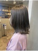 ▽人気のアッシュ系カラー