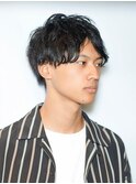 センターパート×ゆるツイスト
