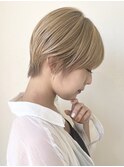 丸みショート/髪質改善/ベージュ/透明感/20代30代40代50代