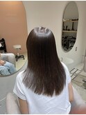 ミルクストレート&透明感グレージュ