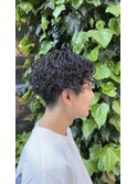 波巻きパーマ