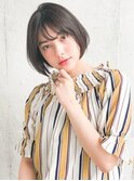 ふんわりまとまるボブ