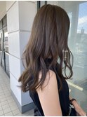 オリーブべージュ グレージュカラー 透明感 髪質改善 艶髪