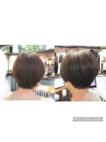 カミケン 方木田店(kamiken.)&nbsp;襟足すっきり艶髪アッシュブラウンショート【カミケン方木田店】