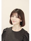 ボリュームのある重めボブ　３０代４０代５０代表参道青山