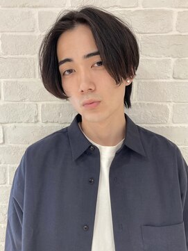 リコバイアフロート(riko by afloat) ニュアンスパーマ/センターパート/ショート[メンズカット竹田]