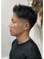 ネクストフォーヘアー(NEXT for hair) フェード　アップバング　短髪