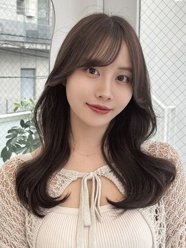 フォンズ(FONS) グレージュカラー ワンカール　レイヤーカット