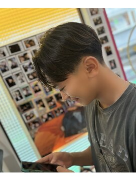 キャンチョメ センター分けand刈り上げ