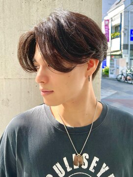 ニコ トウキョウ 渋谷(nico TOKYO) メンズカット/センターパート/ニュアンスパーマ/アップバング