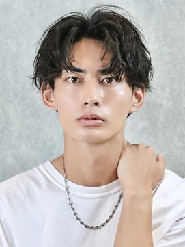 アーリー(Ali'i) 爽やかコンマバングソフトツイスト刈り上げマッシュパーマ