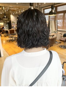 キャンバス 川崎(canvas.) オシャレボブパーマ/川崎/美髪カラー/髪質改善/艶髪