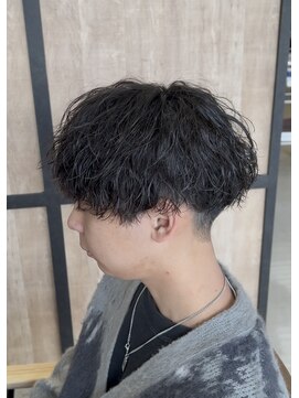 メンズギフト(men's GIFT) 刈り上げツーブロックツイストスパイラルパーマメンズマッシュ