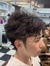 【新規】メンズカット+フェザーパーマ【スタイリスト指名限定】