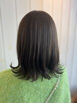 ニューカマー バイ ヘッドライト シブヤ(NEW COMER by HEADLIGHT shibuya)&nbsp;グレージュ×ミディアムレイヤー