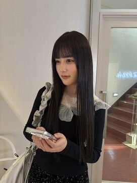 アム(amu) ラベンダーグレージュ/グレージュカラー/ロングヘア