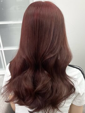 イミュ(IMMU) 【Aika】レッドブラウン×レイヤーカット