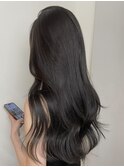 小顔外ハネミディアムアッシュ20代30代40代くびれミディ韓国ヘア