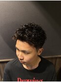 スパイキーショート　ピンパーマ