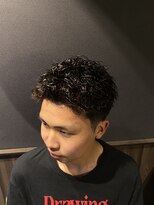 バーバーショップ ボレロ(BarberShop BOLERO)&nbsp;スパイキーショート　ピンパーマ