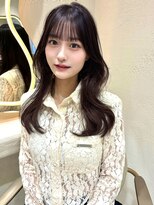 サイン 渋谷(SIGN)&nbsp;韓国ヘアーハッシュカットレイヤーカットグレージュブリーチ無し