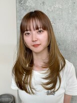 ミリ(mm)&nbsp;簡単スタイリング！ワンカールレイヤー♪10代20代30代髪質改善