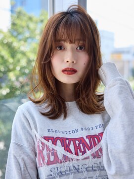 カイノ フレスポしんかな店(KAINO) 大人っぽさと可愛さを叶えるくびれミディアム