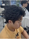フェザーショート フェザーパーマ 熊本メンズパーマ