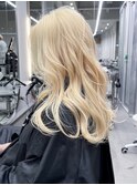 抜きっぱなしブロンド×レイヤーカット