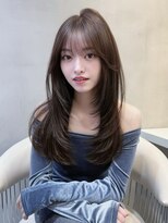 グロー 大宮(GLROW) □ 韓国大宮顔周りレイヤーカットハッシュカット縮毛矯正