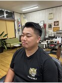 MEN’S HAIR/ブルーブラック/フェザーパーマ/ 印西 印西市