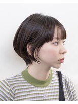 ルプラ ガーデン(le-pla garden) マッシュショート#黒髪#耳掛けショート#くびれショート#ボブ