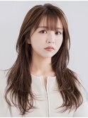 天神大名今泉ロングレイヤー韓国風くびれ巻き髪小顔透明感ヘア