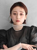 アース 三木店(HAIR & MAKE EARTH)&nbsp;冬色◎切りっぱなしボブ×暖色カラーで小顔効果