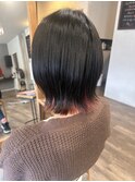 インナーカラーピンク