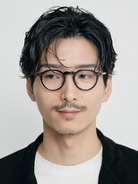 フィフス 大分(fifth)&nbsp;大分無造作毛流れニュアンスパーマメンズカットセンターパート