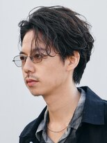 フィフス 大分(fifth)&nbsp;大分無造作緩めルーズパーマメンズカットかきあげセンターパート