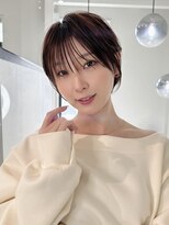 ロンドエニカ 大宮(Lond enika)&nbsp;大人ガーリー/ダークアッシュ/似合わせカット/レイヤーショート