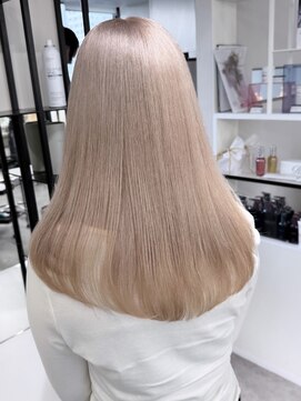 ベレーザ 渋谷(BELEZA) 渋谷ミルクティーベージュハイトーンカラーヘーゼルベージュ