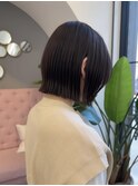 ココアベージュ/オリーブグレー/小顔/大阪/梅田/ボブ